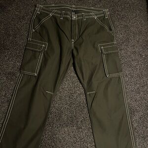 Men's Olive Cargo Pants